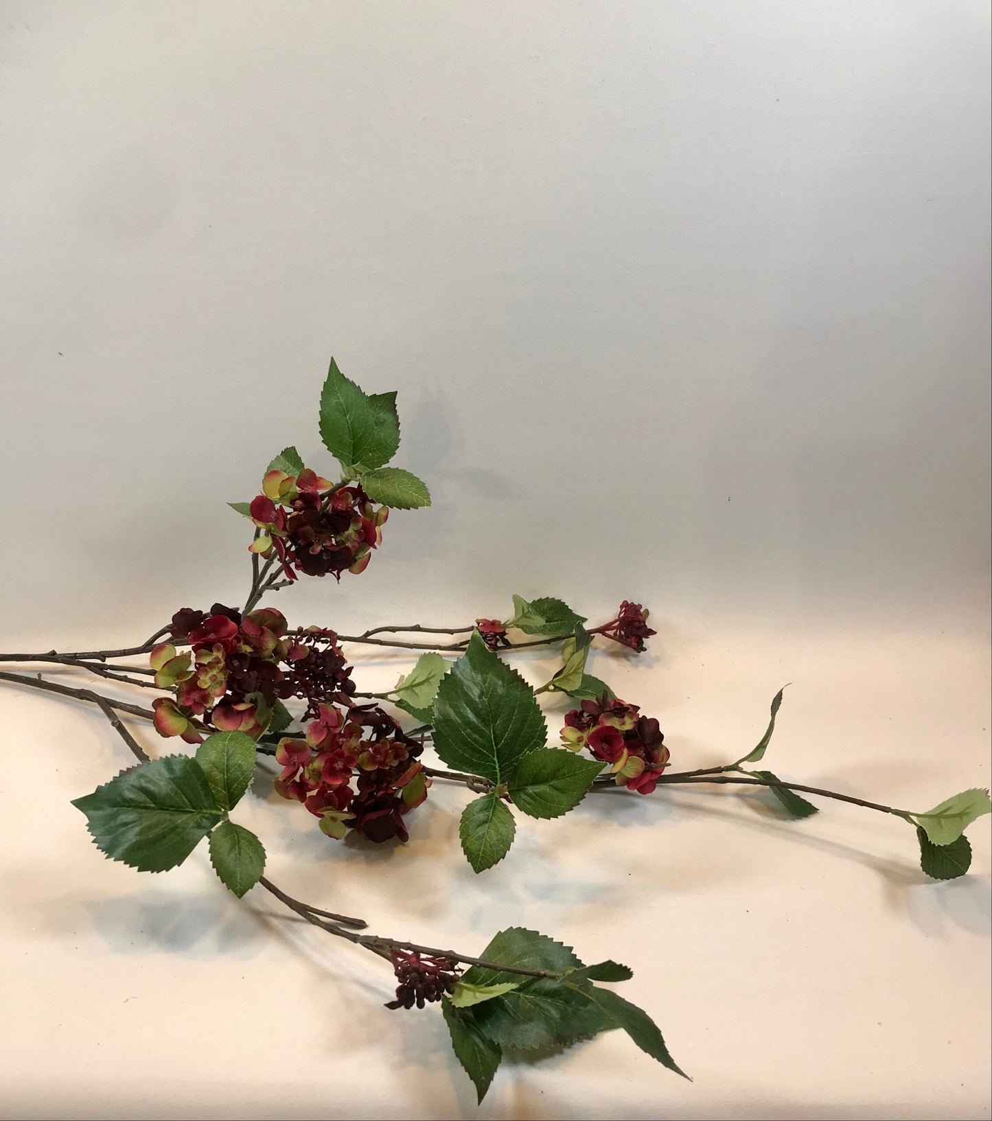 Burgundy Hydrangea Spray